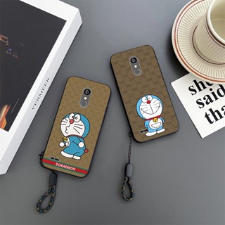 เคสโทรศัพท์มือถือ ป้องกันการตก ลายการ์ตูนโดราเอมอนน่ารัก สําหรับ LG K9