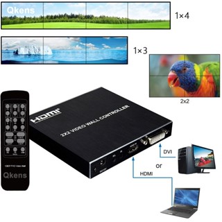 ตัวควบคุมวิดีโอ HDMI HD 1080P 1X2 1X4 1X3 3x1 4X1 หลายหน้าจอ 180 2x2 4 กล่องทีวี° พลิก