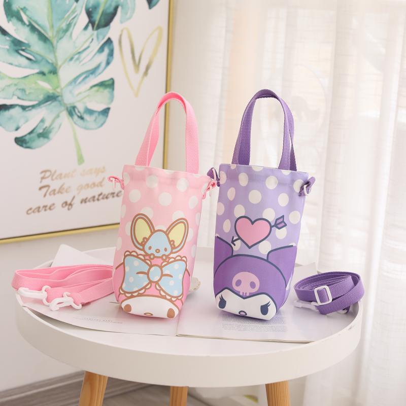 Backpack Bear Sanrio กระเป๋าใส่ขวดน้ําน่ารัก มีฉนวนกันความร้อน แบบพกพา ที่ทนทาน