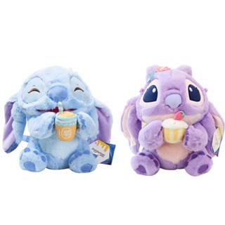 ของเล่นตุ๊กตา Disneys Angel Stitch ขนปุยนุ่มนิ่ม สีม่วง