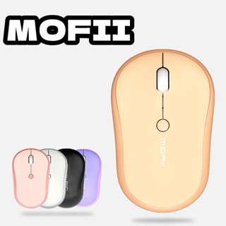 Mofii เมาส์เกมมิ่ง 2.4GHz + บลูทูธ Dual Mode M5 แบบชาร์จไฟได้ สีมาการอง