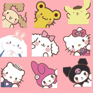 สติกเกอร์ ลายการ์ตูน Sanrio Avatar น่ารัก สําหรับตกแต่งแล็ปท็อป โทรศัพท์มือถือ ipad