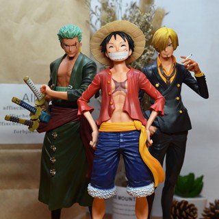 OnePieceHandmadeรุ่นLufeiSolonSanjiสองปีต่อมาตุ๊กตาอะนิเมะของขวัญอุปกรณ์ต่อพ่วง