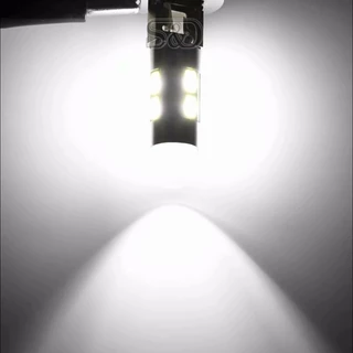 หลอดไฟ LED H1 H3 2 ชิ้น 6000K สีขาว 10-SMD 5630 สำหรับไฟตัดหมอกและไฟส่องสว่างในระหว่างการขับขี่