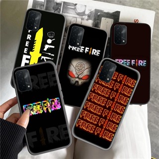 เคสโทรศัพท์มือถือแบบนิ่ม ลายโลโก้ Free Fire SXDE14 สําหรับ OPPO F17 A74 A95 F19 Pro Find X3 Lite Neo R9 F1 Plus