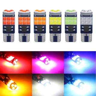 หลอดไฟ T10 Led Canbus W5W Led Bulbs 168 194 6000K สีขาว 12V สําหรับติดป้ายทะเบียนรถยนต์ 10 ชิ้น