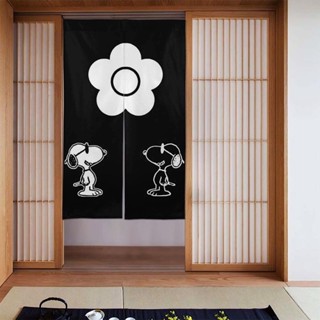 Outfly Noren Snoopy (4) ผ้าม่านกั้นห้อง แบบยาว สําหรับห้องนั่งเล่น ห้องครัว ทางเข้า