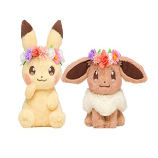 ✨พร้อมส่ง✨ตุ๊กตา Pokemon PC Center Easter Pikachu Eevee ของเล่นสําหรับเด็ก สินค้าอนิเมะ โปเกมอน pokemon ตุ๊กตา