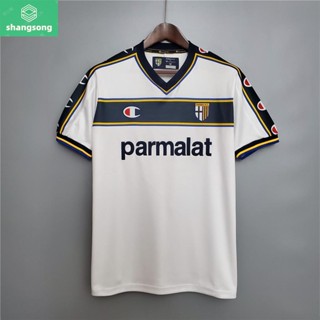 Shangsong 02-03 Parma Away เสื้อฟุตบอลย้อนยุค Football