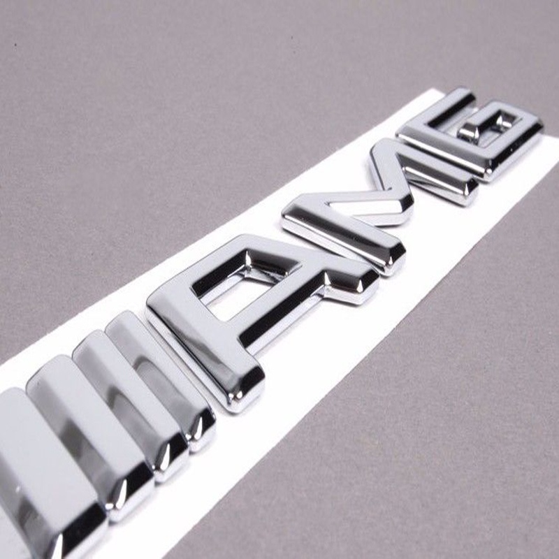 สติกเกอร์โลโก้โลหะ 3D สําหรับติดตกแต่งรถยนต์ Mercedes Benz Class Emblem
