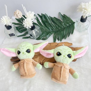 พวงกุญแจ ตุ๊กตายัดไส้ รูปสัตว์ Yoda น่ารัก สําหรับเด็ก เก็บสะสม