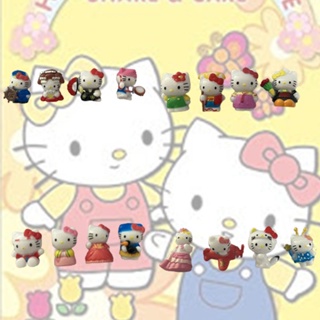 ฟิกเกอร์ตัวการ์ตูน Hello Kitty 16 ตัว สําหรับตั้งโชว์ เล่น