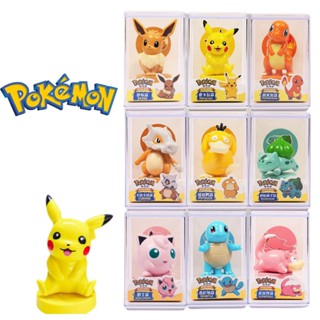 ฟิกเกอร์ Pokemon Pikachu Psyduck Charmander เหมาะกับของสะสม สําหรับเด็ก