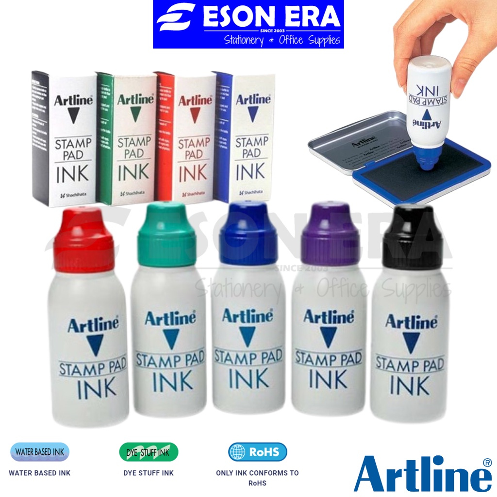 Artline Stamp Pad Ink 50ml / 50cc