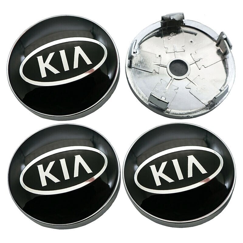 3/6 มม.รถศูนย์ล้อ Hub Caps Badge Emblem Decal ล้อขอบสําหรับ Kia K2 K3 K5 Sorento Sportage R R R Rio 