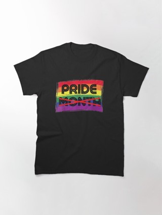 เสื้อยืด พิมพ์ลาย Pride Month Lgbtq Pride Month สไตล์คลาสสิก