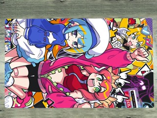 Yugioh Duel Playmat Tearalaments Girls TCG CCG แผ่นรองเมาส์เล่นเกมเทรดดิ้งการ์ด