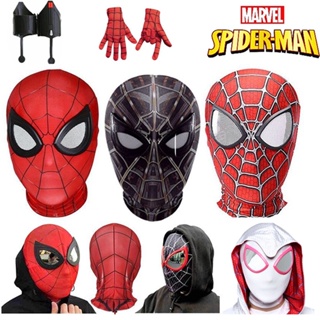 หน้ากากคอสเพลย์ Spiderman Spider Man Miles Morales แบบยืดหยุ่นหลายสไตล์สําหรับผู้ใหญ่