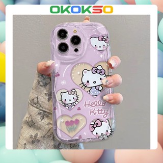 เคสมือถือ แบบนิ่ม ลายการ์ตูนคิตตี้ ขอบโค้ง กันกระแทก สําหรับ OPPO Reno9 Reno8 Reno7pro reno6 7z 8T 5 R17 A53 A9 2020 4Z 5G F11 A31 A3S A78 A77