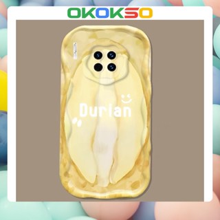 [OKOKSO] เคสมือถือ แบบนิ่ม ลายการ์ตูนทุเรียน กันกระแทก สําหรับ OPPO Reno9 Reno8 Reno7pro reno6 7z 8T 5 R17 A9 2020 4Z 5G F11 A31 A3S A78 A77