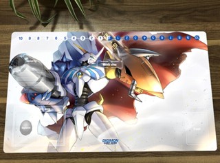 แผ่นรองเมาส์ ลายการ์ตูนอนิเมะ Digimon Playmat CCG DTCG พร้อมการ์ดโซนการ์ด