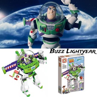 บล็อคตัวต่อ Abs ธีม Toy Storybuzz Lightyear เสริมการเรียนรู้เด็ก 243 ชิ้น