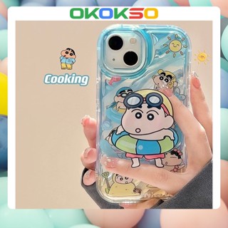 [Okkso] เคสโทรศัพท์มือถือนิ่ม ลายการ์ตูนชินจังน่ารัก สําหรับ OPPO Reno9 Reno8 Reno7pro reno6 7z 8T 5 R17 A72 A9 2020 F11 A31 F9 A3S A78 A77 Findx3pro Findx5pro