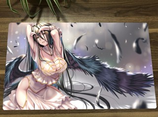 ขายดี Overlord Yugioh Playmat Albedo CCG TCG เสื่อรองการ์ดเกมเทรด ลายอนิเมะ 021