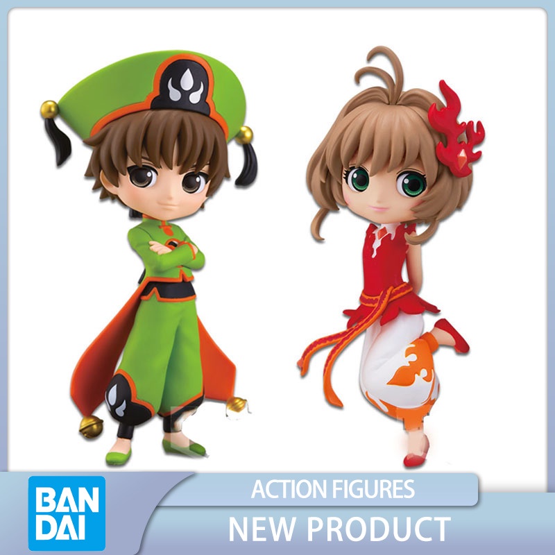 Bandai ของแท้ Cardcaptor ซากุระอะนิเมะ KINOMOTO Sakura LI SYAORAN Qposket