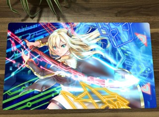 อะนิเมะ Yu-Gi-Oh! Playmat Sky Striker Ace - Raye CCG TCG แผ่นรองเกมเทรดดิ้งการ์ด