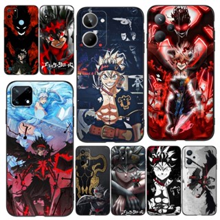 เคสโทรศัพท์มือถือ ซิลิโคนนิ่ม Tpu ลายอะนิเมะ Black Clover สีดํา สําหรับ Realme 2 Narzo 20A