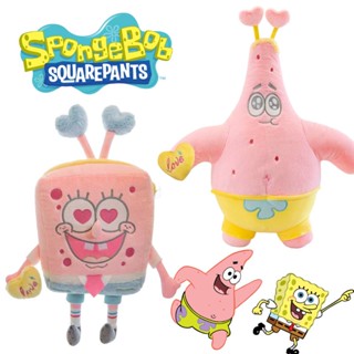 ตุ๊กตา Patrick And Spongebob Plushies สีชมพู ของเล่นสําหรับเด็ก