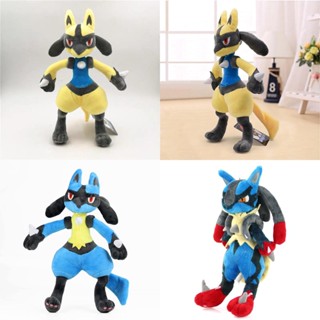 ตุ๊กตานุ่ม รูปการ์ตูนโปเกม่อน Luc Lucario ขนาด 12 นิ้ว