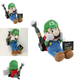 ตุ๊กตานุ่ม รูปการ์ตูน Mario Super Bros Luigi ขนาด 18 ซม. ของเล่นสําหรับเด็ก