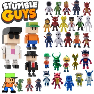 โมเดลฟิกเกอร์พลาสติก รูปการ์ตูน Stumble Guys เหมาะกับของขวัญ ของเล่นสะสม สําหรับเด็ก