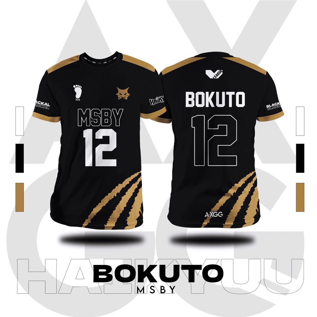 พร้อมส่ง เสื้อยืดกีฬาแขนสั้นลําลองทรงหลวมอะนิเมะ Haikyuu รูปที่ 8