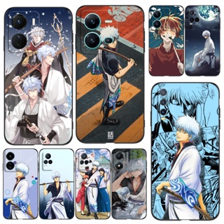 เคสโทรศัพท์มือถือ tpu แบบนิ่ม ลายการ์ตูนอนิเมะ Gintama Sakata Gintoki สําหรับ VIVO X50 lite X60 X70 5G PRO