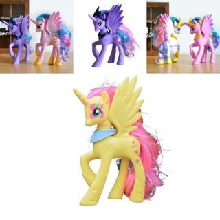 ของเล่นฟิกเกอร์ My Little Pony Unicorn Cake Topper สําหรับแฟนคลับสะสม