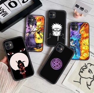 เคสโทรศัพท์มือถือ TPU แบบนิ่ม ลาย W158 นารูโตะ Sasuke สําหรับ iPhone X XS 11 Pro Max 14 plus