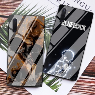 เคสโทรศัพท์มือถือแบบแก้ว ลายอะนิเมะ blue lock สําหรับ Samsung S21 S22 S20FE S8 S9 S10 S10E S20 Plus Ultra Note 8 9 10 20 Pro