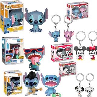 ฟิกเกอร์ Funko Pop Stitch Pongo Mickey Elvis Lilo&amp;Stitch ขนาดเล็ก ของขวัญวันเกิด สําหรับเด็ก