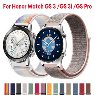 สายนาฬิกาข้อมือไนล่อน แบบเปลี่ยน สําหรับ Honor watch GS 3 Honor watch GS 3i Honor watch GS Pro