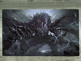 Yugioh Playmat True King of All Calamities TCG CCG กระเป๋าเสื่อใส่การ์ดเกม