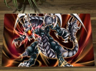 Yu-gi-oh! Duel Playmat Dark Armed Dragon CCG TCG แผ่นรองเมาส์เล่นเกม พร้อมกระเป๋า