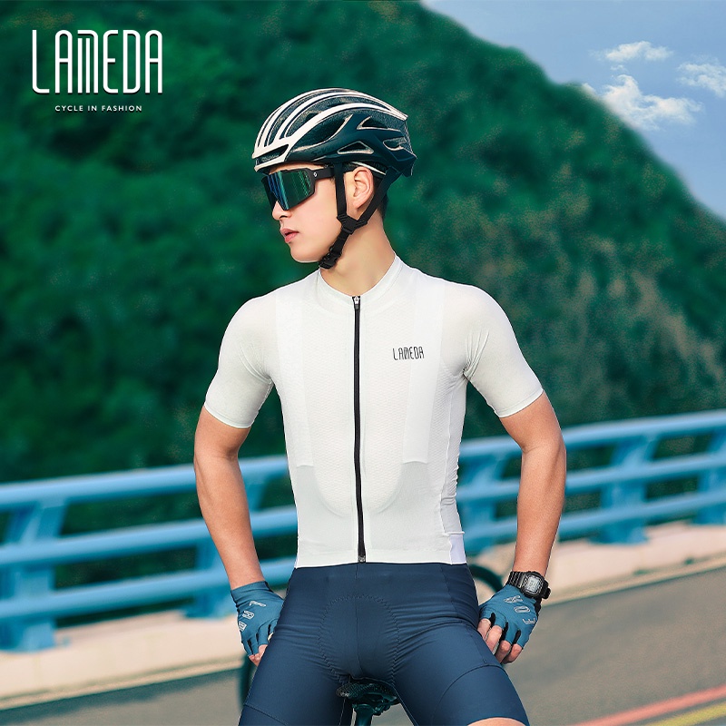 LAMEDA COOLMAX CYCLING JERSEY-SILVER