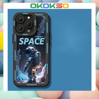 เคสมือถือ แบบนิ่ม ลายการ์ตูนนักบินอวกาศ กันกระแทก สําหรับ OPPO Reno9 Reno8 Reno7pro reno6 7z 5 R17 A72 A53 A9 2020 4Z 5G 2F F11 A31 F9 A15 A3S A78 A77