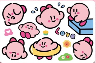 สติกเกอร์ ลายการ์ตูน Star Kirby น่ารัก สร้างสรรค์ สําหรับติดตกแต่งหมวกกันน็อค รถยนต์ รถจักรยานยนต์