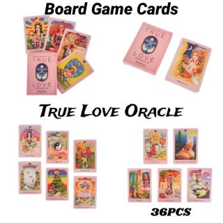 การ์ดเกม True Love Oracle ภาษาอังกฤษ ของเล่นสําหรับเด็กทุกวัย 36 ชิ้น