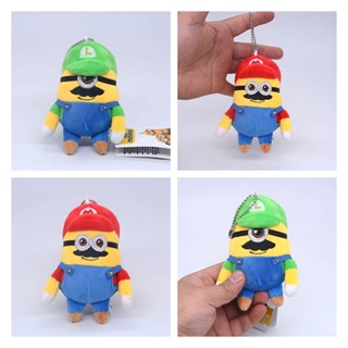 จี้ตุ๊กตาทหาร Mario ขนาดเล็ก สีเหลือง สไตล์ญี่ปุ่น สําหรับเก็บสะสม