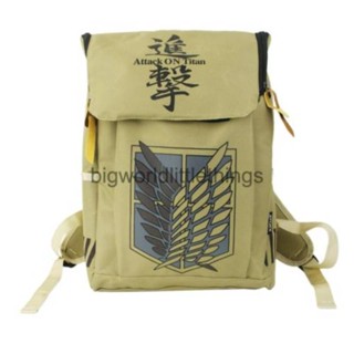 กระเป๋าเป้สะพายหลัง ลาย Attack on Titan Leinen ของขวัญสําหรับเด็กผู้ชาย